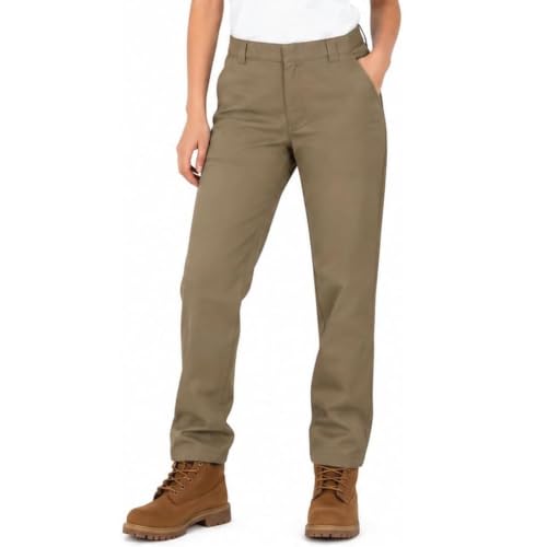 Women's Flex Original Fit Work Pants, Desert Sand, 10 RG - image 1