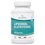 Bandini® Liposomal Glutathione Reduced | L-Glutathion Setria® - Better Absorption, Antioxidant, Detox & Anti Aging for Optimal Cell Protection | Non-GMO, 100% Vegan | 2-Month Supply – 60 Capsules