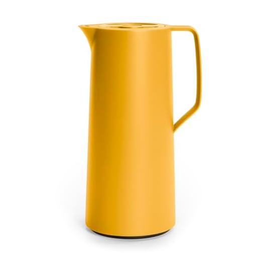 Emsa N41708 Motiva Isolierkanne, Kunststoff, 1 Liter, Gelb