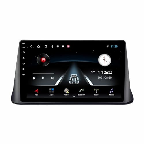 Image of Trony 9 inch Android 14 Car Stereo for Tata Nexon | 4GB+64GB | CarPlay & Android Auto | Full HD Touch | WiFi | GPS | Bluetooth | DSP Sound | Reverse Camera | Frame | 1 Year Warranty