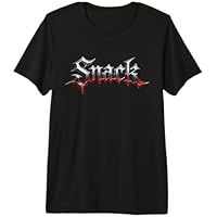 Estilo gótico Metal Snack Tipografía Estética Camiseta Premium