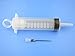2Pcs-100ml Syringe, 100cc Kitchen Glue Dispenser, Large Volume Plastic Syringe With Needle for Dispensing (100ml-B)