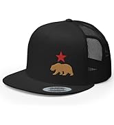 RIVEMUG NX Fuck'Em Let'em Hate Embroidered Flat Bill Trucker Hat