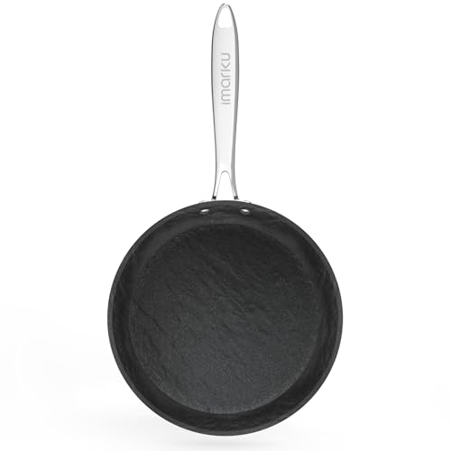 imarku Non Stick Frying Pans – 12 inch Frying Pan Nonstick Skillet, Egg Pan Omelette with Cool Stainless Steel Handle, Dishwasher Safe, Free of PFAS&PFOA, Easy Cleanup, Oven Safe Cooking Pan