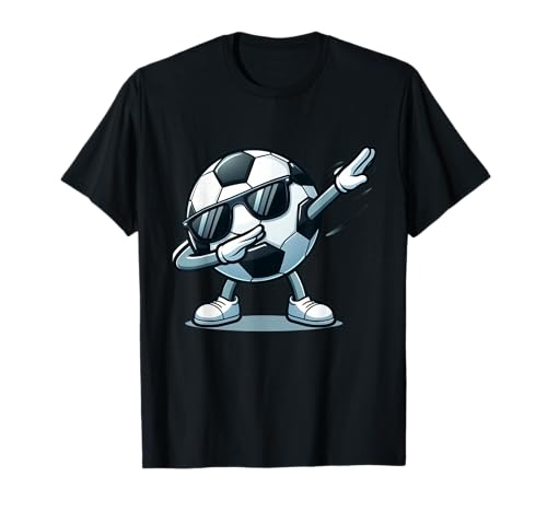 Dabbing Soccer Ball Shirt Funny Boys Men Women Sports Player T-Shirt