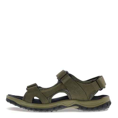 Drew Warren - Men's Orthopedic Sandals Olive Nubuck/Stretch - 11.5 Wide4