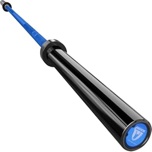 7ft Olympic Barbell for Strength Training and Olympic Weightlifting, 500 700 1000LBS Capacity Available, 2 Inch Bar for Squats, Home Gym Fitness Equipment, Bench Press, Deadlift,Powerlifting