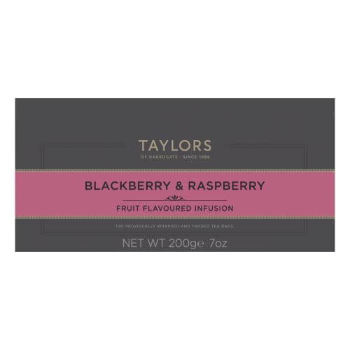 Taylors of Harrogate BlackBerry and Raspberry Enveloped Tea Pack 100s
