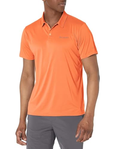 Image of Columbia Men's Solid Regular Fit Hike Polo