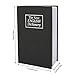 Secret Hidden Book Shape Case, Portable Book Storage Box Resistant Appearance for Shop (Black)