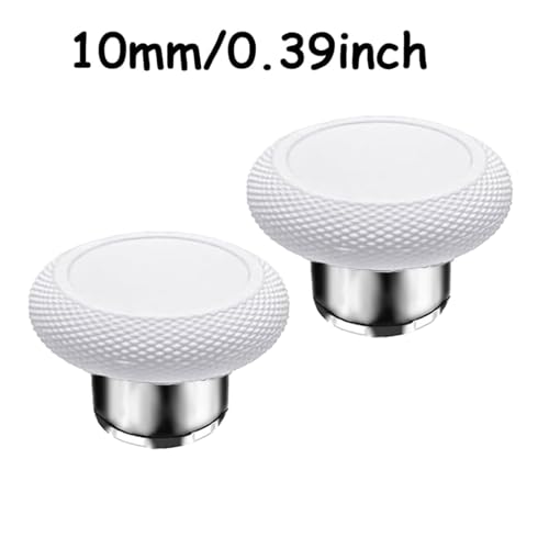 Image of 2 in 1 Short Metal Thumbsticks Replacement for Elite Series 2 Core Controllers, Replacement Thumbsticks for Xbox Elite Series 2 Controllers(White)