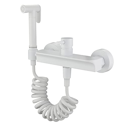 Ensemble accessoire bidet laiton au design mural épuré