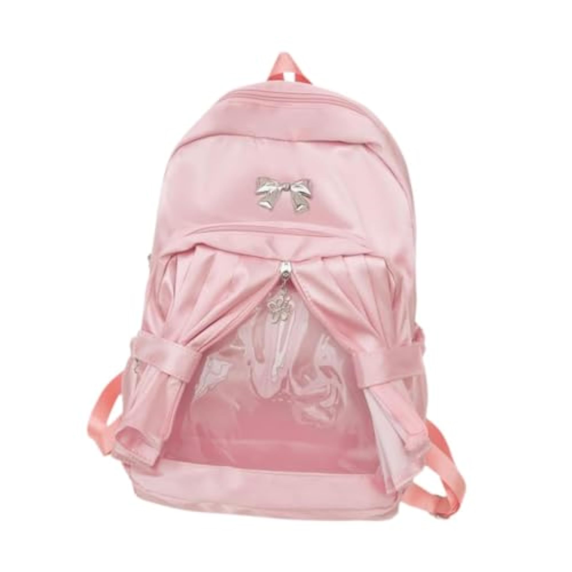 Fashion Transparent Front Pocket Daypack for Camping & Shopping