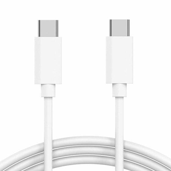 PDAteknoloji Swiss Power Type-C to Type-C Data ve Şarj Kablosu SWP-CACC01 - Beyaz