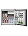 Midea WHS-65LB1 Compact Single Reversible Door Refrigerator, 1.6 Cubic Feet(0.045 Cubic Meter), Black