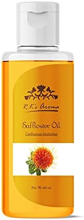 Rks Aroma Safflower Carrier Oil 100% Pure and Natural Cold Pressed, 500 ml