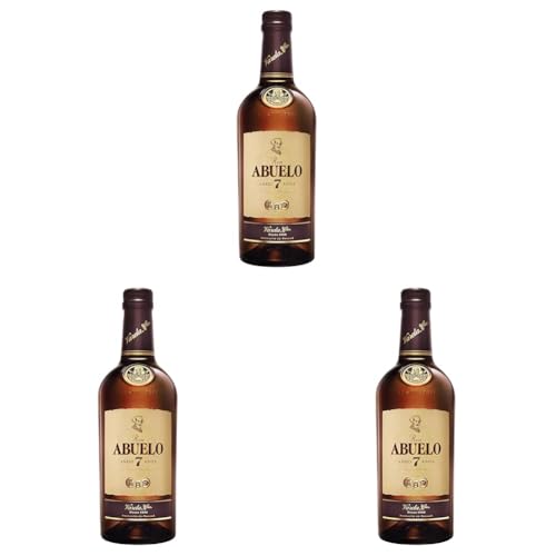 Ron Abuelo 7 Años Panama Rum (1 x 0,7 l) | 700 ml (3er Pack)