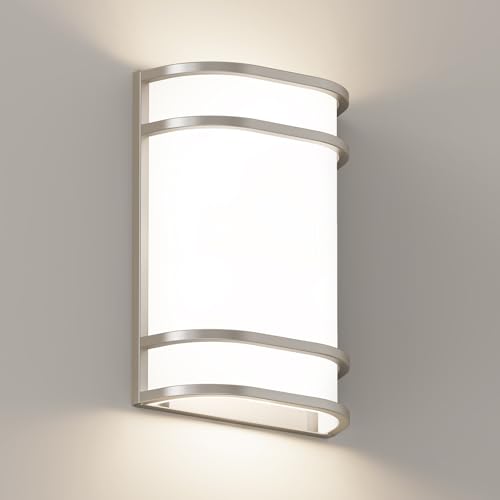 AKAARI Led Wall Lights Indoor- 10 Inch Modern Wall Sconce Lighting 3000K/4500K/6000K Adjustable Led Wall Lamps for Hallway