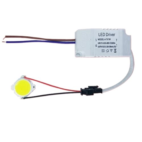 Driver LED 12W 300mA fuente de alimentación para foco COB transformador integrado 85-265V