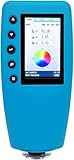 Handheld-Farbanalysator, digitales Kolorimeter mit True Color-Display, automatische Kalibrierung, 4 mm Blende für genaue Farbüberprüfung