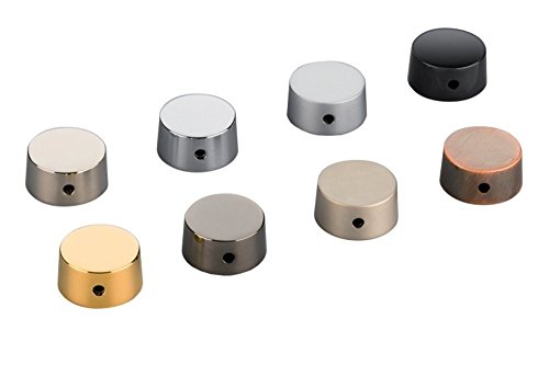 Schaller® Speed Knobs - Juego de 2 botones para pótica (acabado cromado) Cover