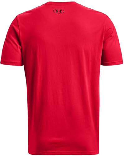 Under Armour Global Foundation Herren-T-Shirt, kurze Ärmel, active red (rot), L – Ansicht 3