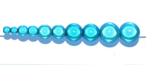 Elegante e cool All\' ingrosso 250 pz 3 D Illusion miracolo Beads, Round, 10 mm, Acrilico, dark sky blue, 10 mm