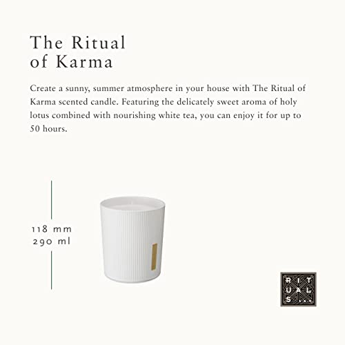 Rituals The Ritual of Karma Scented Candle - with Summer Holy Lotus and White Tea - Soothing and Soothing