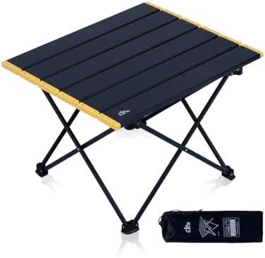 iClimb Ultralight Compact Camping Folding Table with Carry Bag (B...