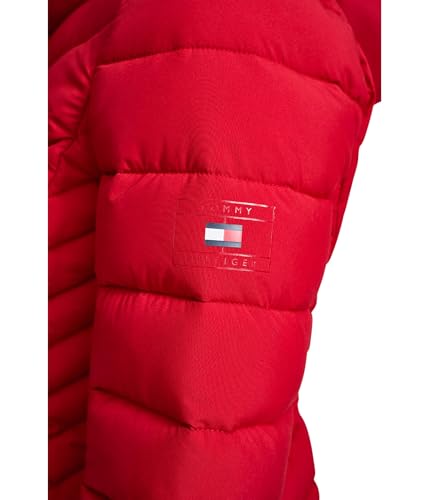 Tommy Hilfiger Women's Essential Lightweight Packable Puffer Jacket, Crimson, X-Large3