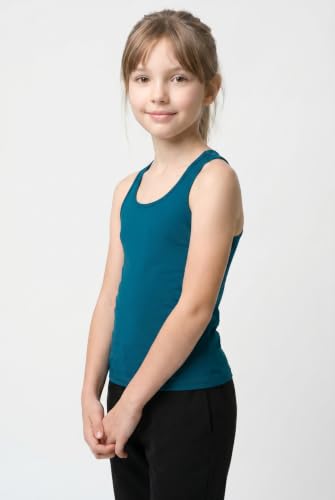 Image of Kurve Premium Girls Seamless Supersoft Wide Strap Comfortable Racerback Tank (Made with Love in The USA)