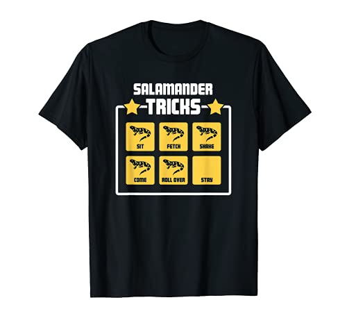 Tiger Salamander T-Shirt / Pet Salamander Amphibians - Funny T-Shirt, Black