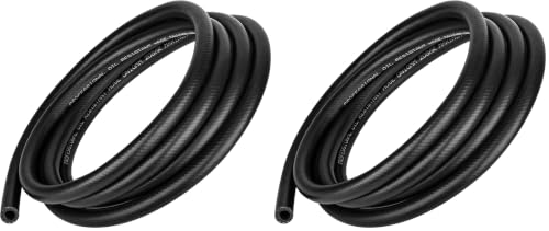 Image of 3 /8 Inch (10mm) ID Fuel Line Hose 10FT NBR Rubber Push Lock Hose High Pressure 300PSI for Automotive Fuel Systems Engines (Pack of 2)