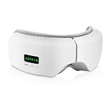 LevaGott 目元エステ アイウォーマー 「多周波振動+グラフェン発熱+空気圧+Bluetooth音楽 」 目元ケア USB充電式 5種類モード 自動オフタイマー アイマスク 折り畳み可能 持ち運び 敬老の日 母の日 父の日 誕生日 プレゼント 男女兼用