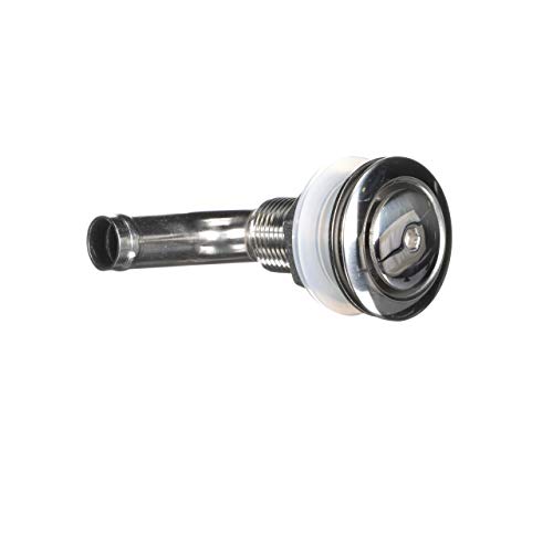 Attwood Enhanced 316 Stainless Steel Alloy Flush-Mount Fuel Vent, 3 1/4-Inch #TOP19