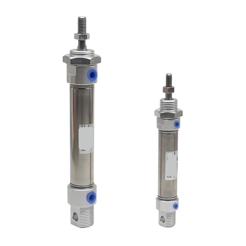 Cilindro de aire MA25 de doble efecto en acero inoxidable resistente 4