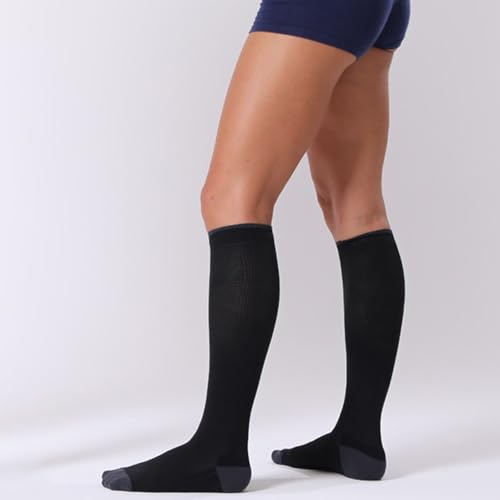 3 Pairs Athletic Socks Moisture Wicking Compression Casual Sports Socks for Women Men4