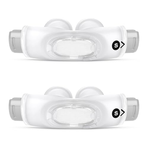 CLNRMA 2 Packs Replacement P30i Nasal Pillows Cushion for Airfit P30i Cpap Nasal Pillows Cushion Reusable & Comfortable and Soft (Small)