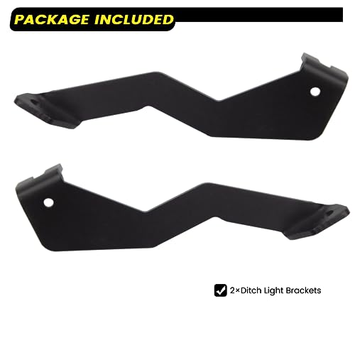 KANGIKX F150 Front A-Pillar Hood Hinges LED Work/Cube Light Mount Brackets Raptor Engine Hood Ditch Light Pods Mount Compatible with Ford F150 2004-2014 & 1st Gen SVT Raptor