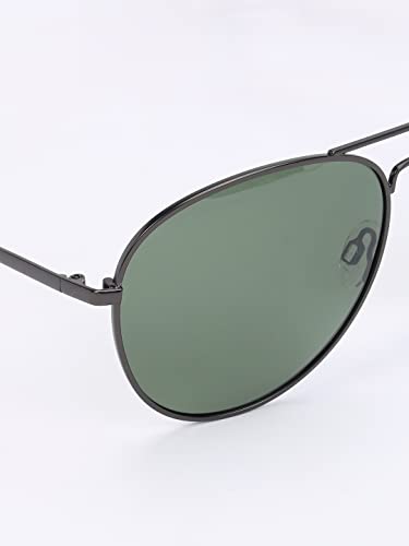 Image of Skechers Men Aviator Grey Polarized Sunglasses, Large