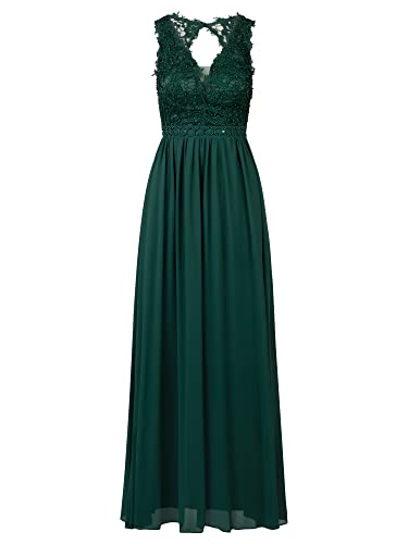 APART Fashion Damen Kleid Dress, Emerald, 40 EU
