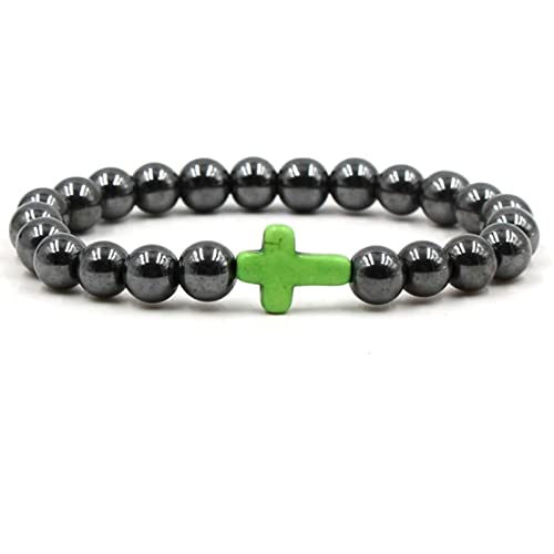 Bracelet en pierre naturelle 8mm élastique pour femme et bouddha or