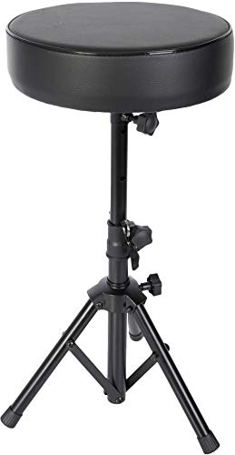 SKR01 – Ibiza – Tabouret rond à hauteur ajustable en simi cuir, idéal pour piano, batterie, etc. - Les Beatles, Paul McCartney, John Lennon, RIngo Starr, George Harrison SKR01 - Ibiza - Tabouret rond à hauteur ajustable en simi cuir, idéal pour piano, batterie, etc.