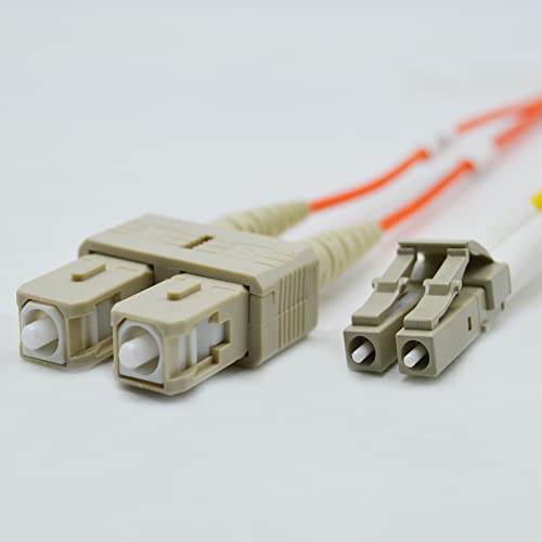 FiberCablesDirect - 40M OM1 LC SC �t�@�C�o�[�p�b�`�P�[�u�� | 1G �v���i���f���v���b�N�X 62.5/125 LC - SC �}���`���[�h�W�����p�[ 40���[�g�� (136�t�B�[�g) | �����I�v�V����: 0.5M-30