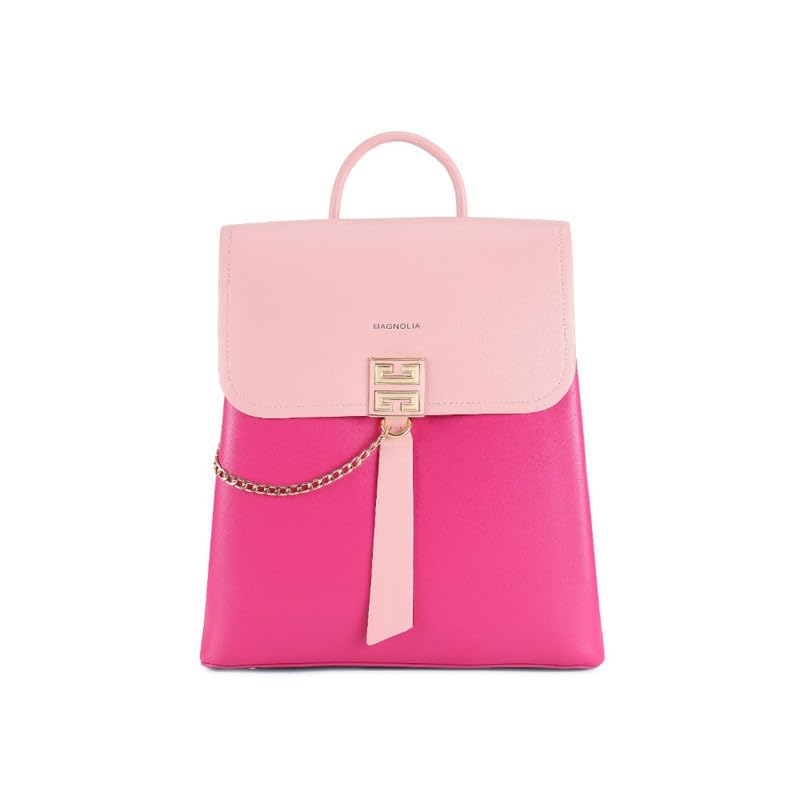 Black PU Leather Solid Women Backpack-image-7