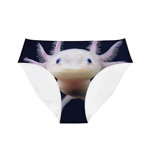 Image of Dellukee Sexy Women Underwear Briefs Breathable Hipster Panty White Alpaca Print