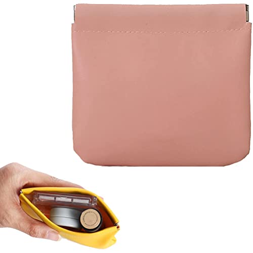 WINBST Mini neceser para cosméticos, impermeable, de piel, para monedas, pequeño neceser de maquillaje, para mujeres y niñas Cover