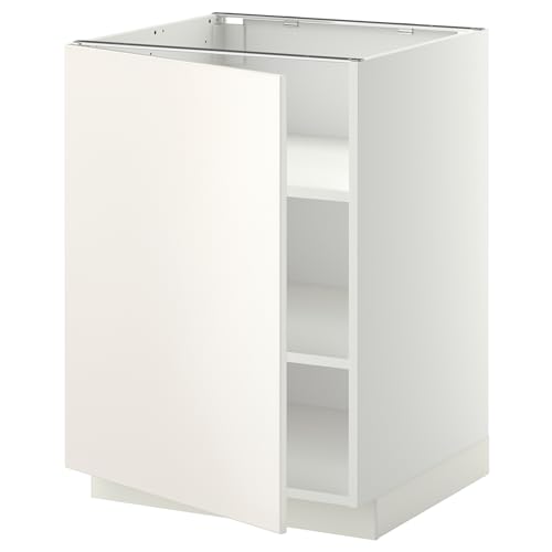 METOD - Armario bajo con estantes, 60 x 60 cm, blanco/Veddinge blanco