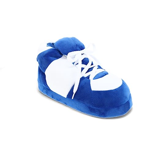 Image of Happy Feet Slippers Standard Sneaker Slippers for Men, Women, and Kids - Women Shoes, Gifts for Women, As Seen on Shark Tank - Classy Oversized House Slippers for Women with Non-Slip Rubber Soles