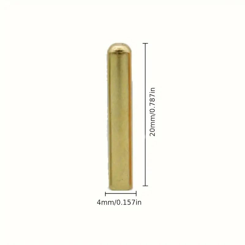 Ximimark 60pcs Brass Cord Ends - Premium DIY Repairing Accessories for Shoelaces, Hoodies, and Shoes with Alloy Material and Jewelry Making Parts